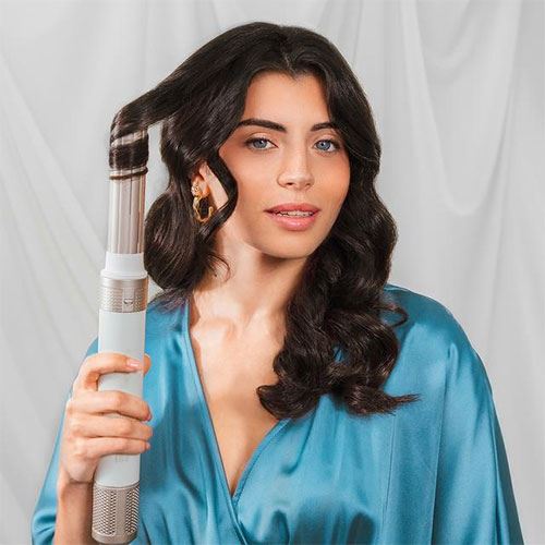 Modelador de Cabelo Cecotec CeramiCare 14 em 1 AirGlam Champagne - Image 3