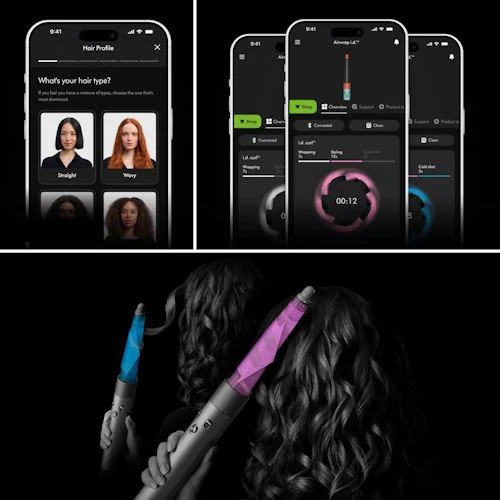 Modelador Multifunções e Secador Dyson Airwrap i.d. Liso + Ondulado - Rosa Cerâmica - Outlet - Grade A - Image 11