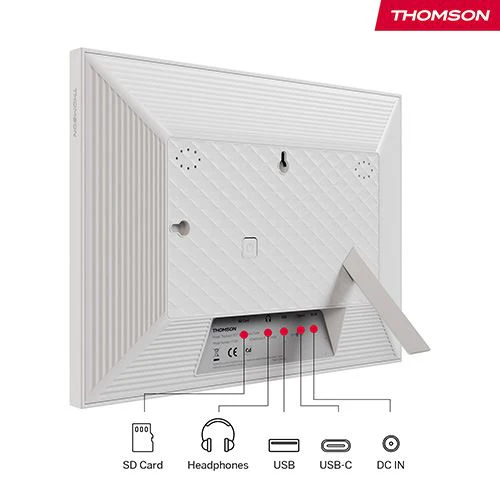 Moldura Digital Thomson Smart Photo Frame F10W 10" HD Wi-Fi 32GB - Branco - Image 3