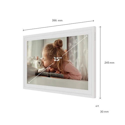 Moldura Digital Thomson Smart Photo Frame F15 15" Full HD Wi-Fi 32GB - Branco - Image 3