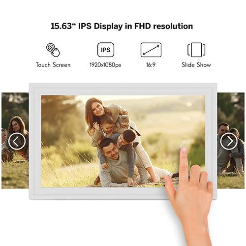 Moldura Digital Thomson Smart Photo Frame F15 15" Full HD Wi-Fi 32GB - Branco - Image 5