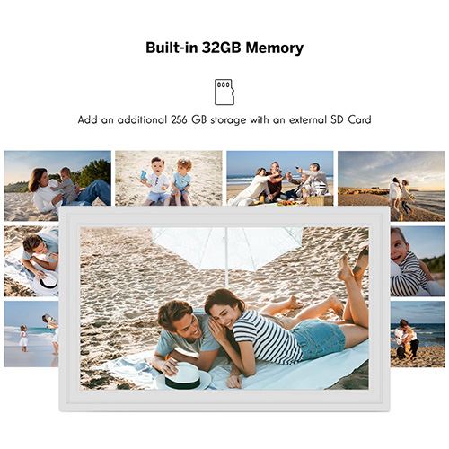 Moldura Digital Thomson Smart Photo Frame F15 15" Full HD Wi-Fi 32GB - Branco - Image 6