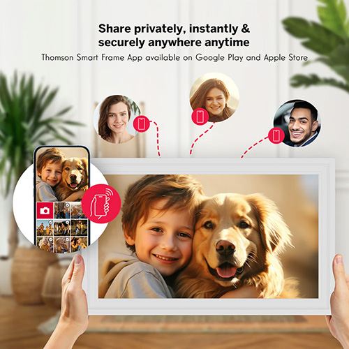 Moldura Digital Thomson Smart Photo Frame F15 15" Full HD Wi-Fi 32GB - Branco - Image 9