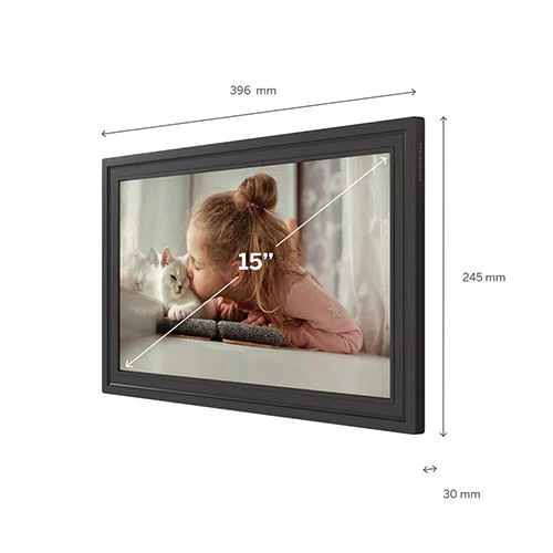Moldura Digital Thomson Smart Photo Frame F15 15" Full HD Wi-Fi 32GB - Preto - Image 4