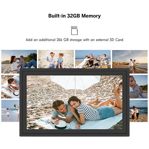 Moldura Digital Thomson Smart Photo Frame F15 15" Full HD Wi-Fi 32GB - Preto - Image 7