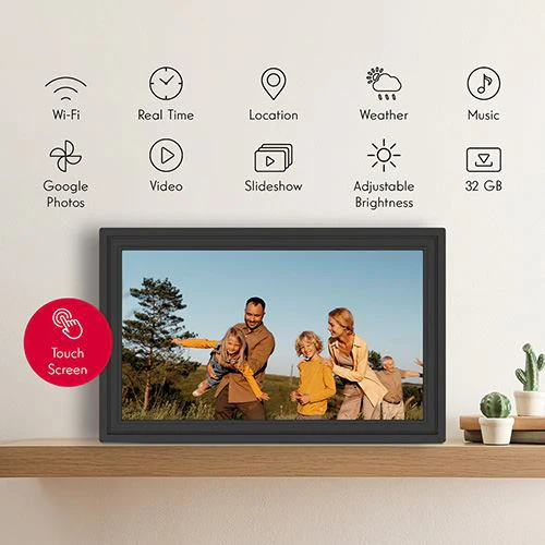 Moldura Digital Thomson Smart Photo Frame F15 15" Full HD Wi-Fi 32GB - Preto - Image 9