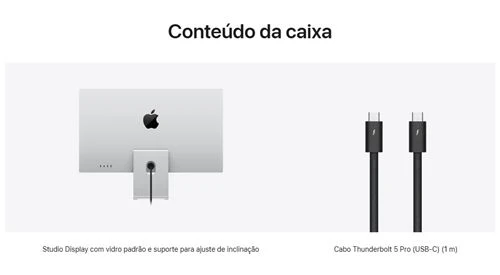 Monitor Apple Studio Display 2026 | Vidro Padrão | Suporte para ajuste de inclinação | 27" | 5K - Image 3