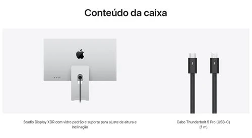 Monitor Apple Studio Display XDR 2026 | Vidro Padrão | Suporte para ajuste de inclinação e altura | 27" | 5K - Image 3