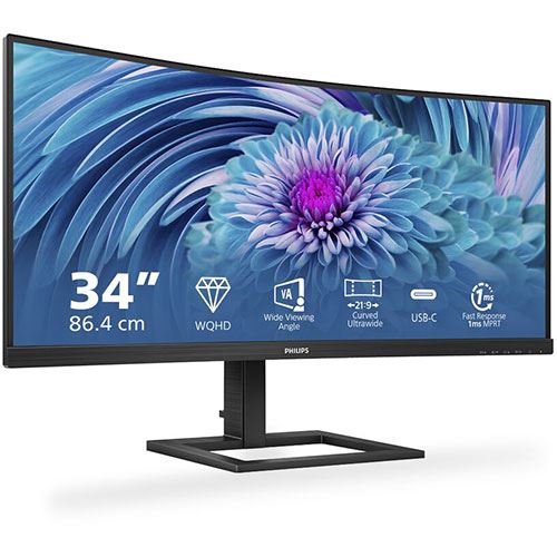 Monitor Curvo Philips 346E2CUAE/00 | 34" | 100Hz | UltraWide QHD - Image 2