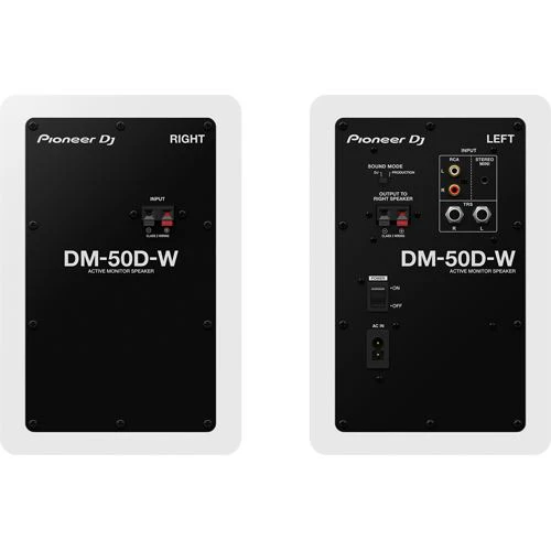 Monitor DJ DM-50W - Par - 5" Pioneer DJ - Branco - Image 3