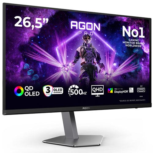 Monitor Gaming AOC Agon Pro AG276QKD2 | OLED 27'' | 500Hz | QHD - Image 2