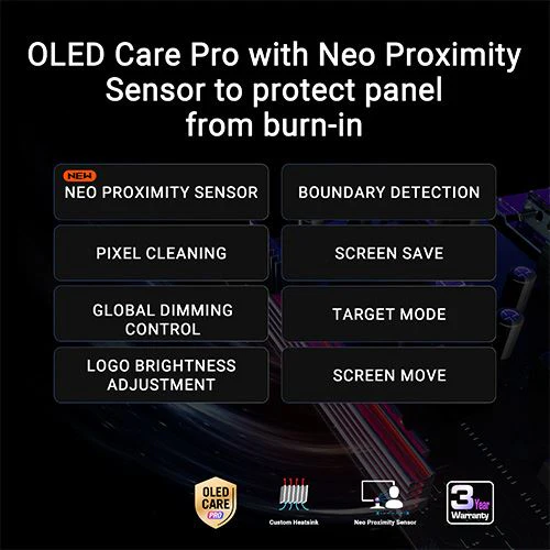 Monitor Gaming Asus ROG Strix XG27AQDMES | QD-OLED | 26,5" | 0,03 ms 240 Hz | QHD - Image 4