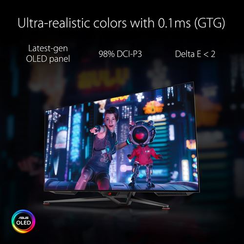 Monitor Gaming Asus ROG Swift PG42UQ - 42" 4K 138Hz OLED - Image 2