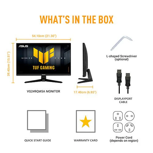 Monitor Gaming Asus VG249QM5A | 24'' | 240 Hz | Full HD - Image 8