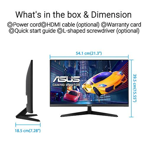 Monitor Gaming Asus VY249HGR | 23,8" | 1 ms | 120 Hz | Full HD - Image 7