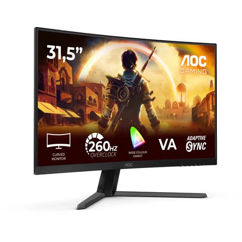 Monitor Gaming Curvo AOC C32G42ZE | 31,5" | 260Hz | Full HD - Image 2