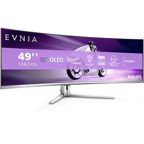 Monitor Gaming Curvo UltraWide Philips Evnia 8000 49M2C8900L/00 | QD OLED 49" | 144 Hz | Dual QHD - Image 2