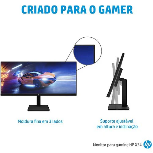 Monitor Gaming HP X34 | 34'' | 165 Hz | UltraWide QHD - Image 6
