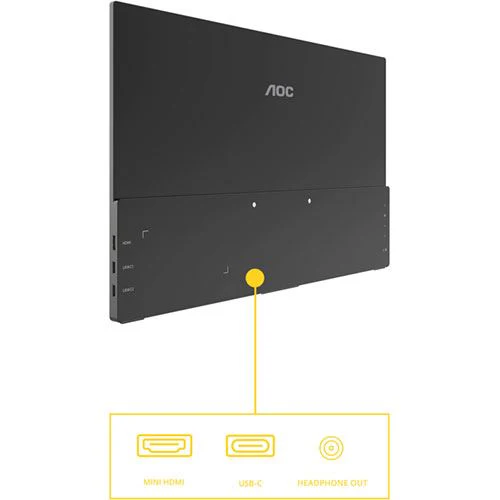 Monitor Portátil AOC 16T20E2 | 15.6'' | 60 Hz | Full HD - Image 6