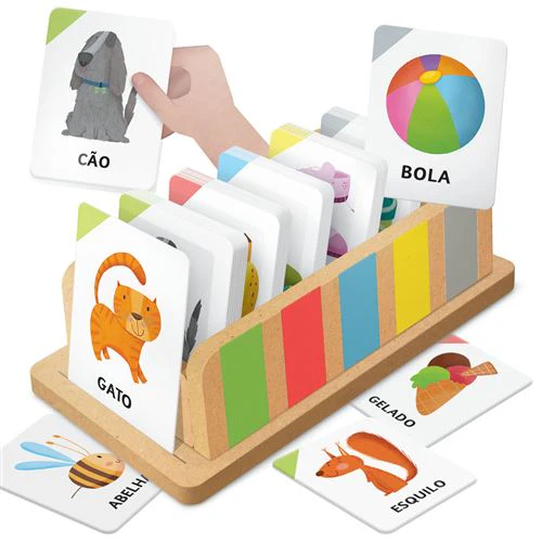 Montessori - A Minha Caixa de Flashcards: 100 palavras - 6 Actividades - Headu | Sig Toys - Image 2