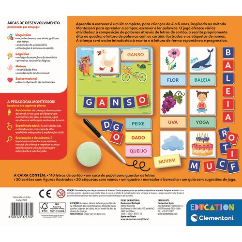 Montessori - Aprendo a Escrever - Education Clementoni - Image 3