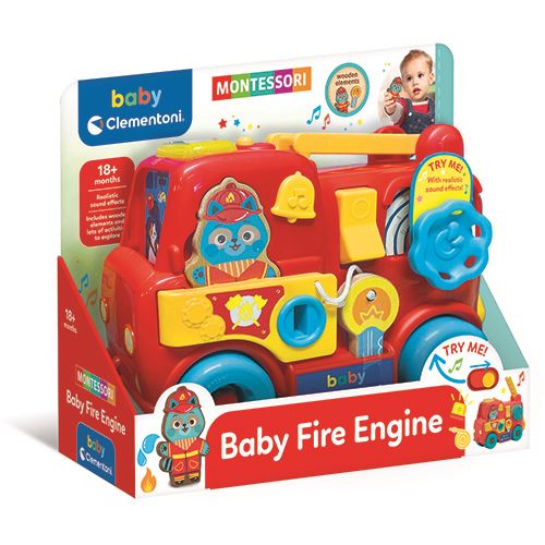 Montessori - Camião de Bombeiros - Baby Clementoni - Image 2