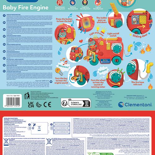 Montessori - Camião de Bombeiros - Baby Clementoni - Image 3