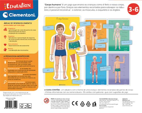 Jogo Montessori: Corpo Humano - Clementoni - Image 3