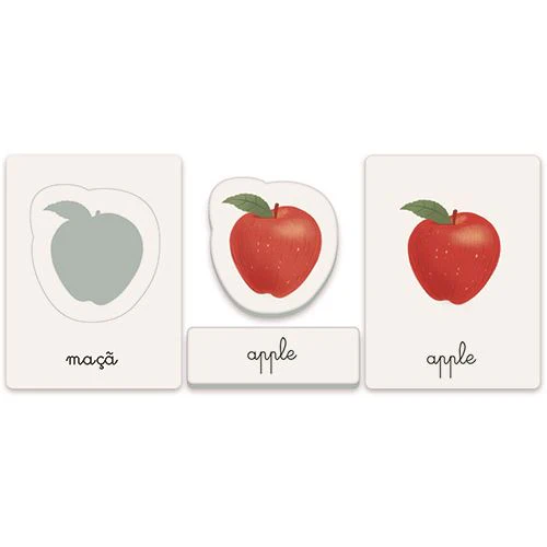 Montessori - Figuras Moldadas e Cartas para Aprender Inglês - Education Clementoni - Image 7