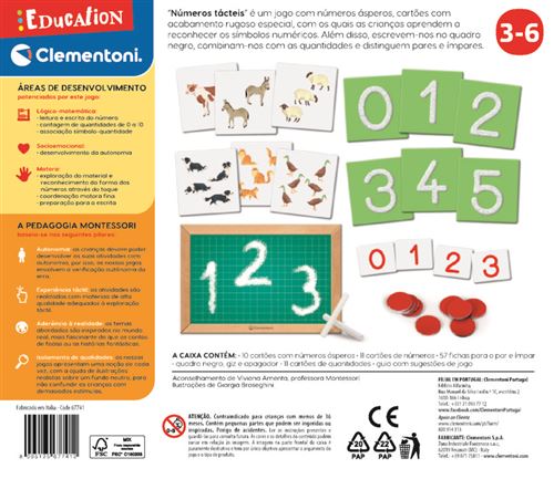 Jogo Montessori: Números Tácteis - Clementoni - Image 3