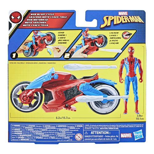 Moto Lança-Teias Marvel Homem-Aranha - Hasbro - Image 4