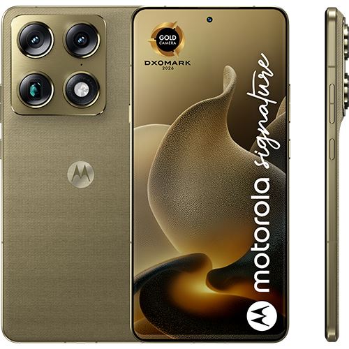 Motorola Signature 5G - 16GB - 512GB - PANTONE™ Martini Olive