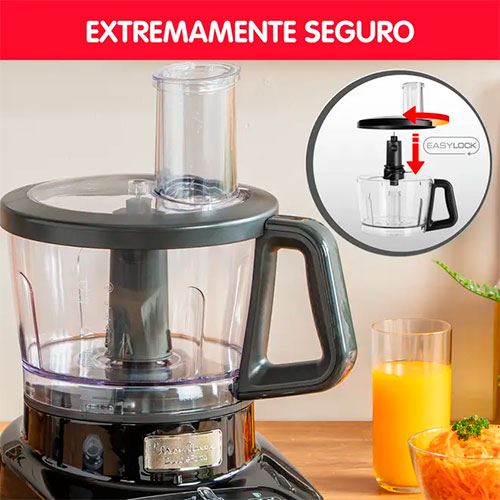 Processador de Alimentos Moulinex FP821811 Double Force - Preto - Image 6