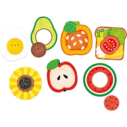My First Puzzle: Food - 7 Puzzles - Banana Panda | The Happy Gang Gang - Image 2