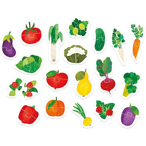 My First Puzzle: Fruits & Veggies - Banana Panda | The Happy Gang - Image 2