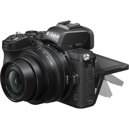 Máquina Fotográfica Mirrorless Nikon Z50 16-50mm + 50-250mm + Cartão de Memória SD 64GB - Image 2