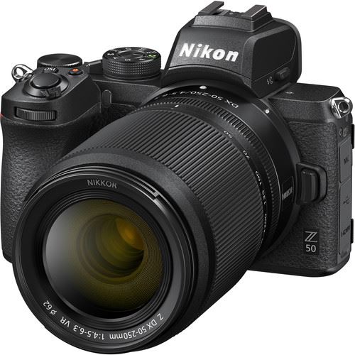 Máquina Fotográfica Mirrorless Nikon Z50 16-50mm + 50-250mm + Cartão de Memória SD 64GB - Image 9