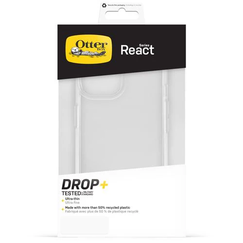 Capa Otterbox React para iPhone 15 - Transparente - Image 4