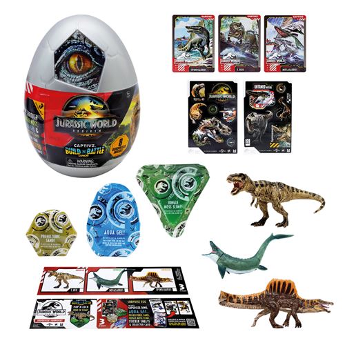 Ovo Mistério Jurassic World Rebirth Captivz - Toy Partner - Envio Aleatório - Image 3
