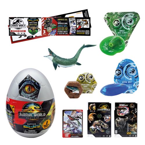 Ovo Mistério Jurassic World Rebirth Captivz - Toy Partner - Envio Aleatório - Image 4