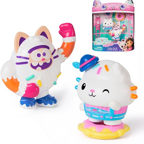 Pack de Figuras Gabby's Dollhouse, The Movie: Cakey anda Bobby - Spin Master - Image 2