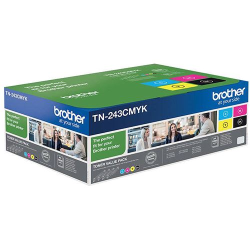 Pack Toner Brother TN-243CMYK - Preto | Ciano | Magenta | Amarelo - Image 3