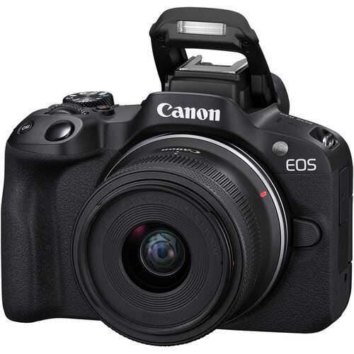 Pack Fotográfica Canon Mirrorless EOS R50 + RF-S 18-45 IS STM + Microfone Stereo + Tripé + Cartão de Memória 32 GB - Preto - Image 4