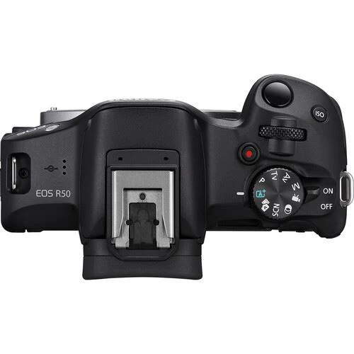 Pack Fotográfica Canon Mirrorless EOS R50 + RF-S 18-45 IS STM + Microfone Stereo + Tripé + Cartão de Memória 32 GB - Preto - Image 6