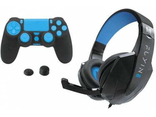 Pack Indeca Headset Fuyin 2 Preto + Capa Silicone + Grips - Image 3