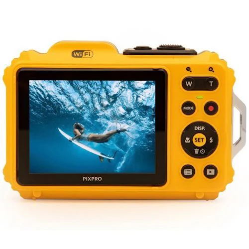 Pack Máquina Fotográfica Compacta Kodak PixPro WPZ2 + 2x Bateria + Cartão MicroSD 16GB - Amarelo - Image 3