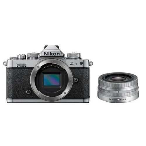 Pack Máquina Fotográfica Mirrorless Nikon Z fc - Prateado + 16-50mm VR + Mochila - Image 2