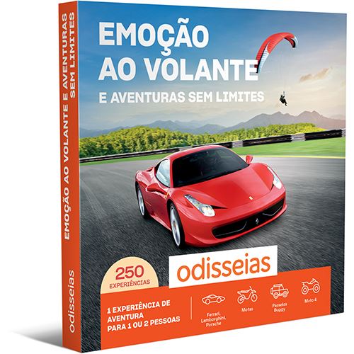 Pack Presente Odisseias - Emoção ao Volante e Aventuras Sem Limites | Experiência de Aventura para 1 ou 2 pessoas