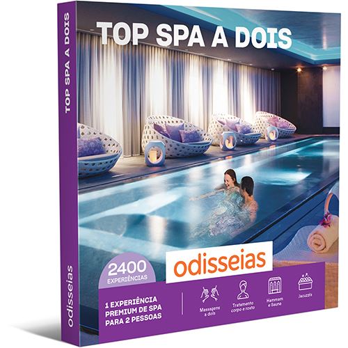 Pack Presente Odisseias - Top Spa a Dois | Experiência de SPA | 2 pessoas