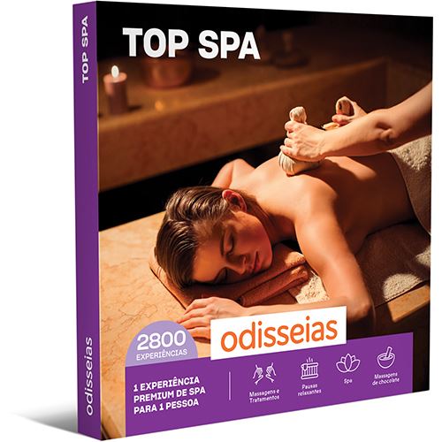 Pack Presente Odisseias - Top Spa | Experiência de SPA | 1 ou 2 pessoas